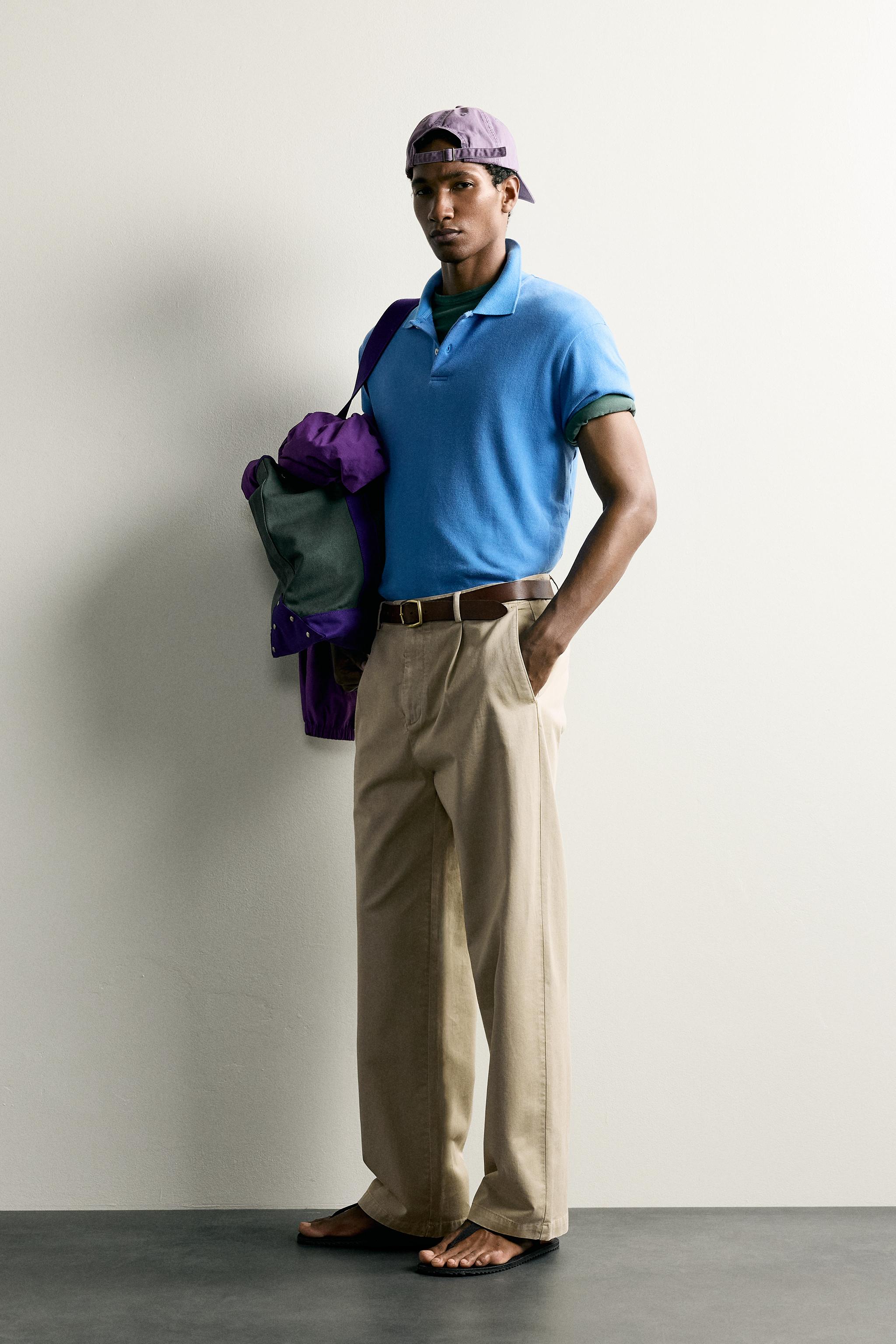 SWEAT POLO REGULAR FIT MANCHES COURTES